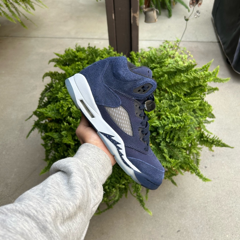 Men's Navy High-Top Sneakers